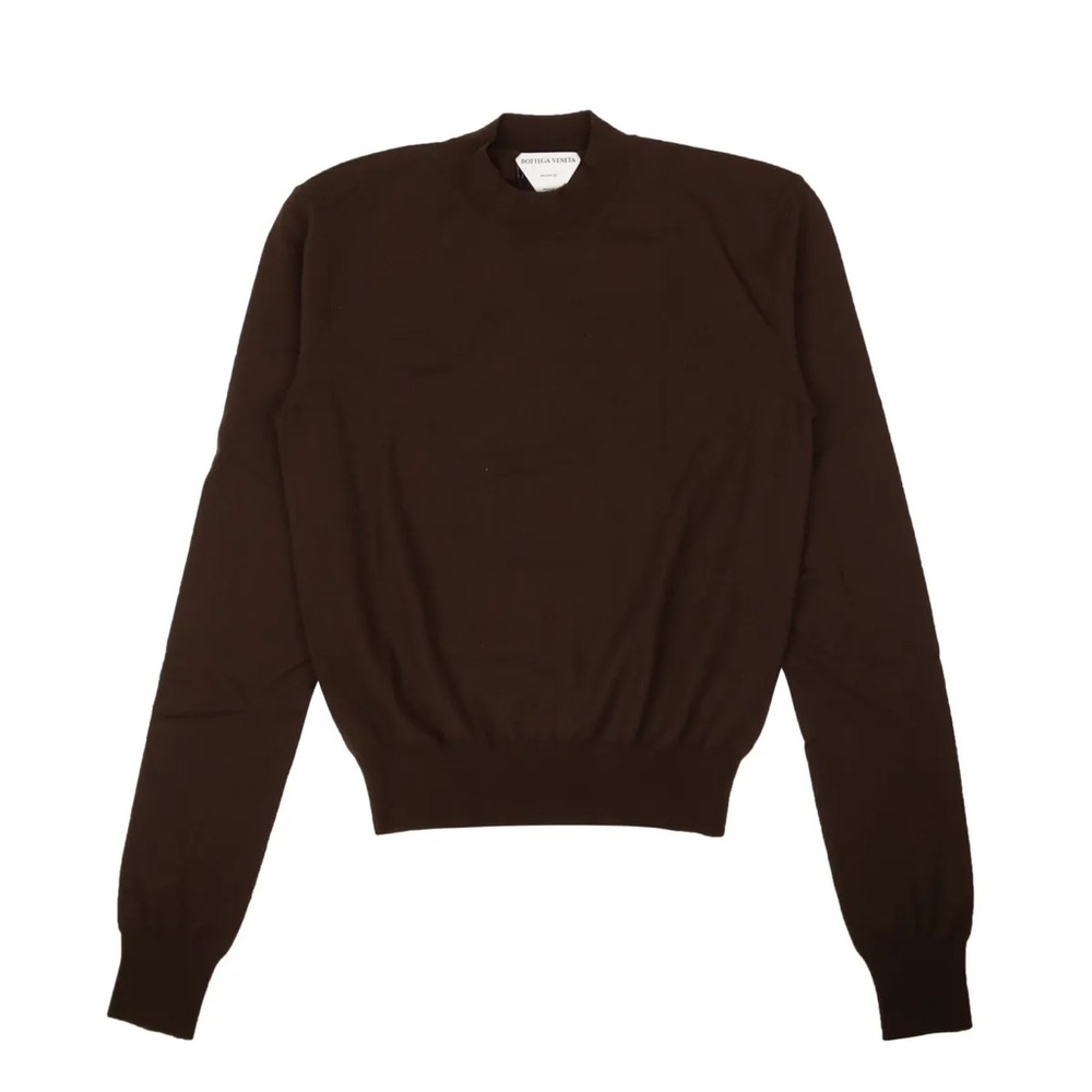 Bottega Veneta Men’s Brown Cashmere Crewneck Sweater Size S